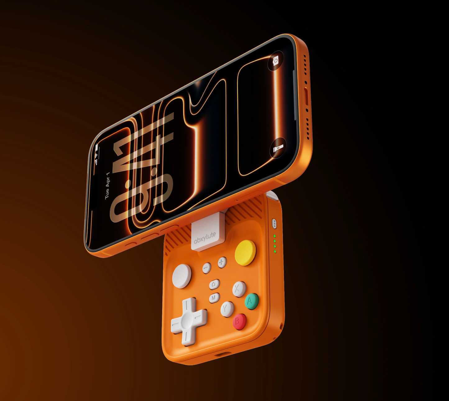 abxylute M4 Snap-On Portable Mobile Mini Gaming Controller