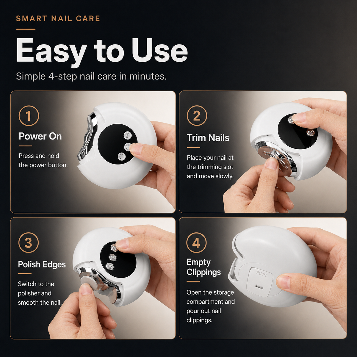 Precision Safety Automatic Nail Trimmer