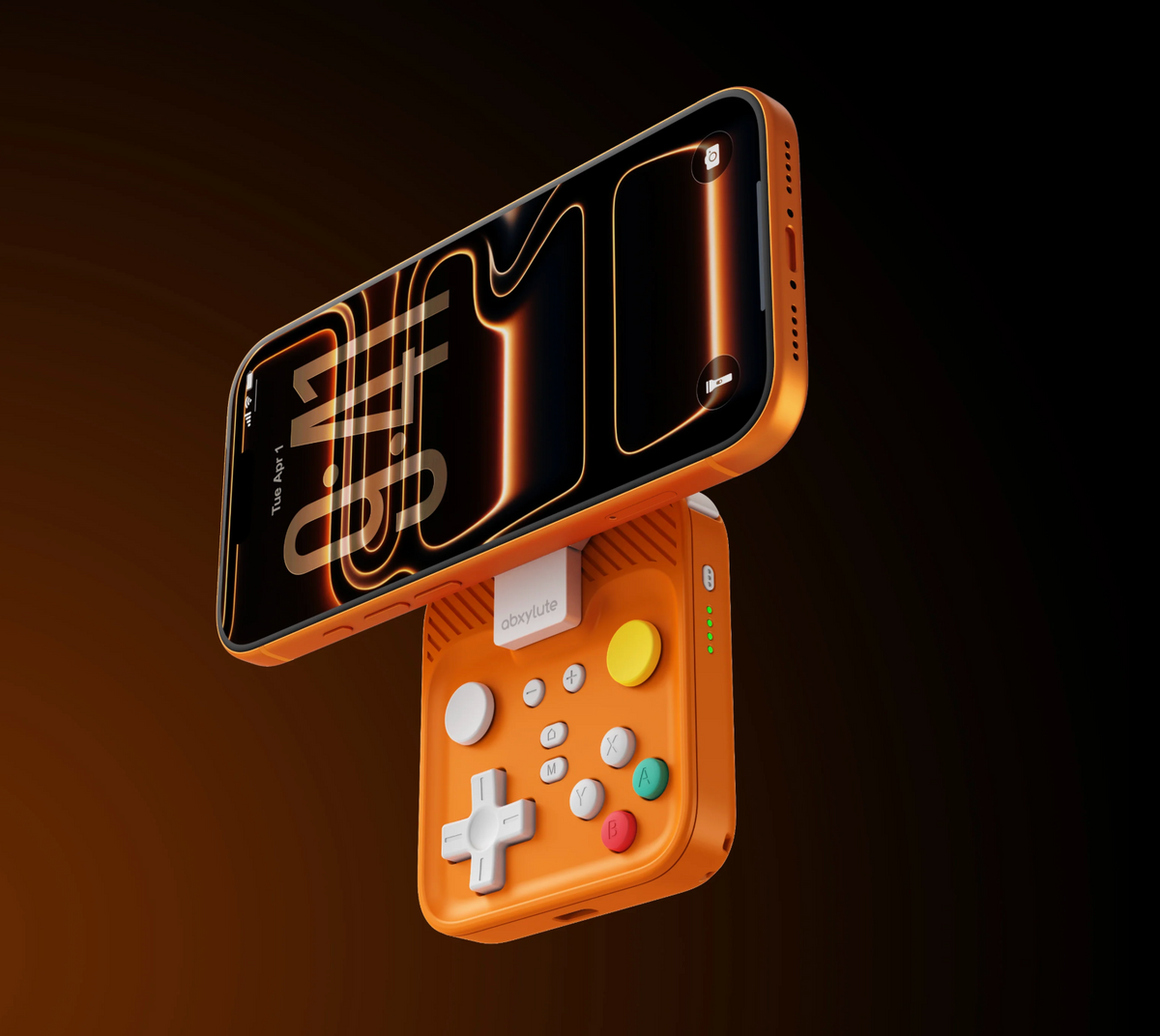 abxylute M4 Snap-On Portable Mobile Mini Gaming Controller