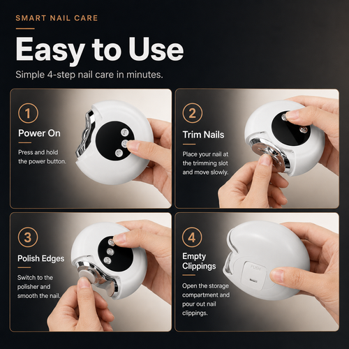 Precision Safety Automatic Nail Trimmer