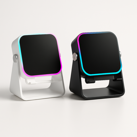 5IN1 Cellphone Holder & Wireless Induction Audio Speaker Stand