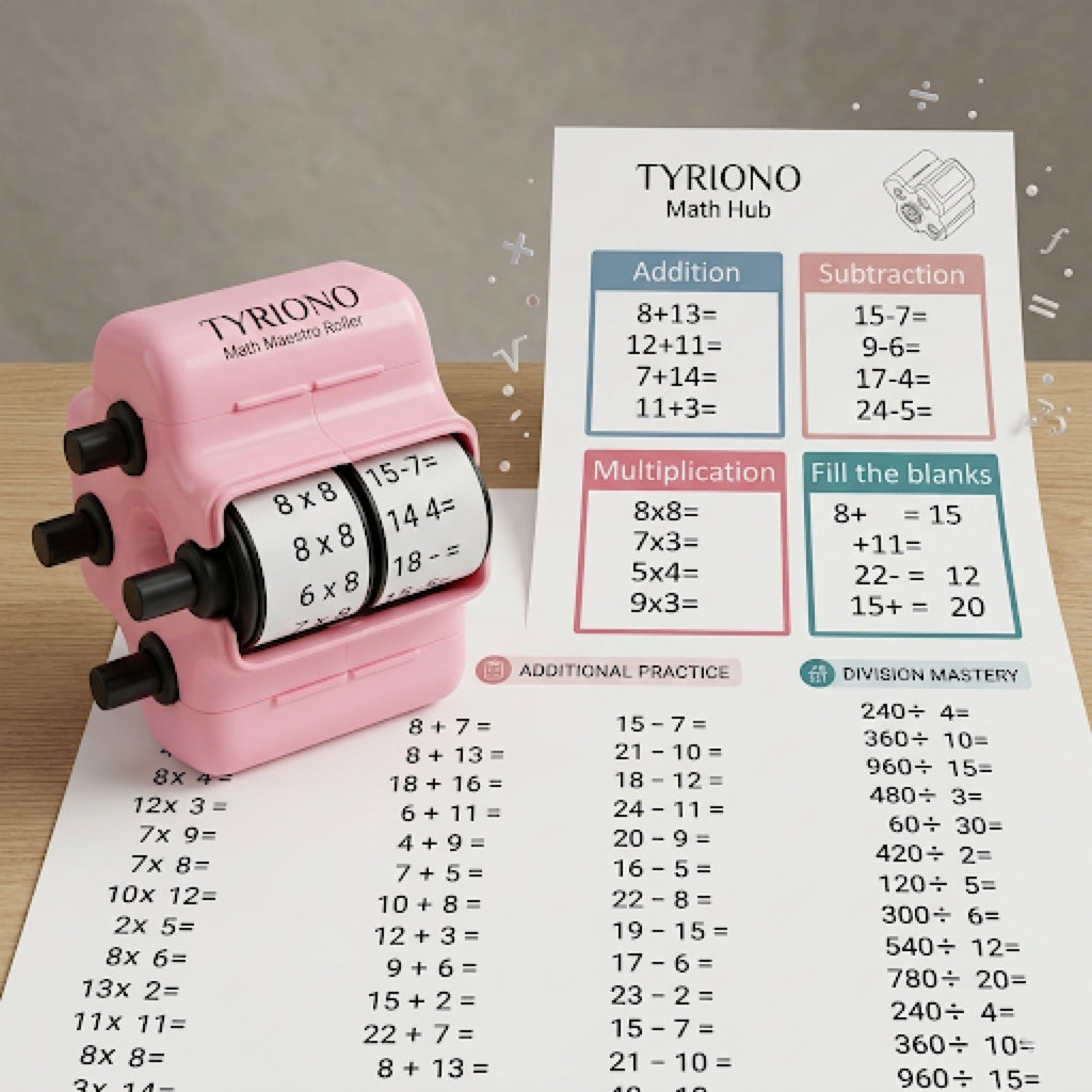 Math Roller Stamp: Making Learning Playful